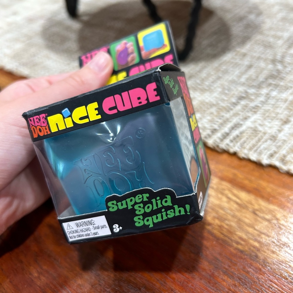 NeeDoh Nice Cube Super Solid Squish - Teal
